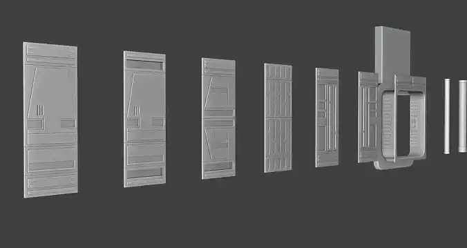 Star Wars Imperial base Blender 3d model