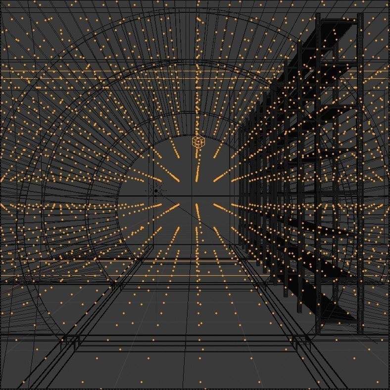 Library 3d scene Free 3D model_4