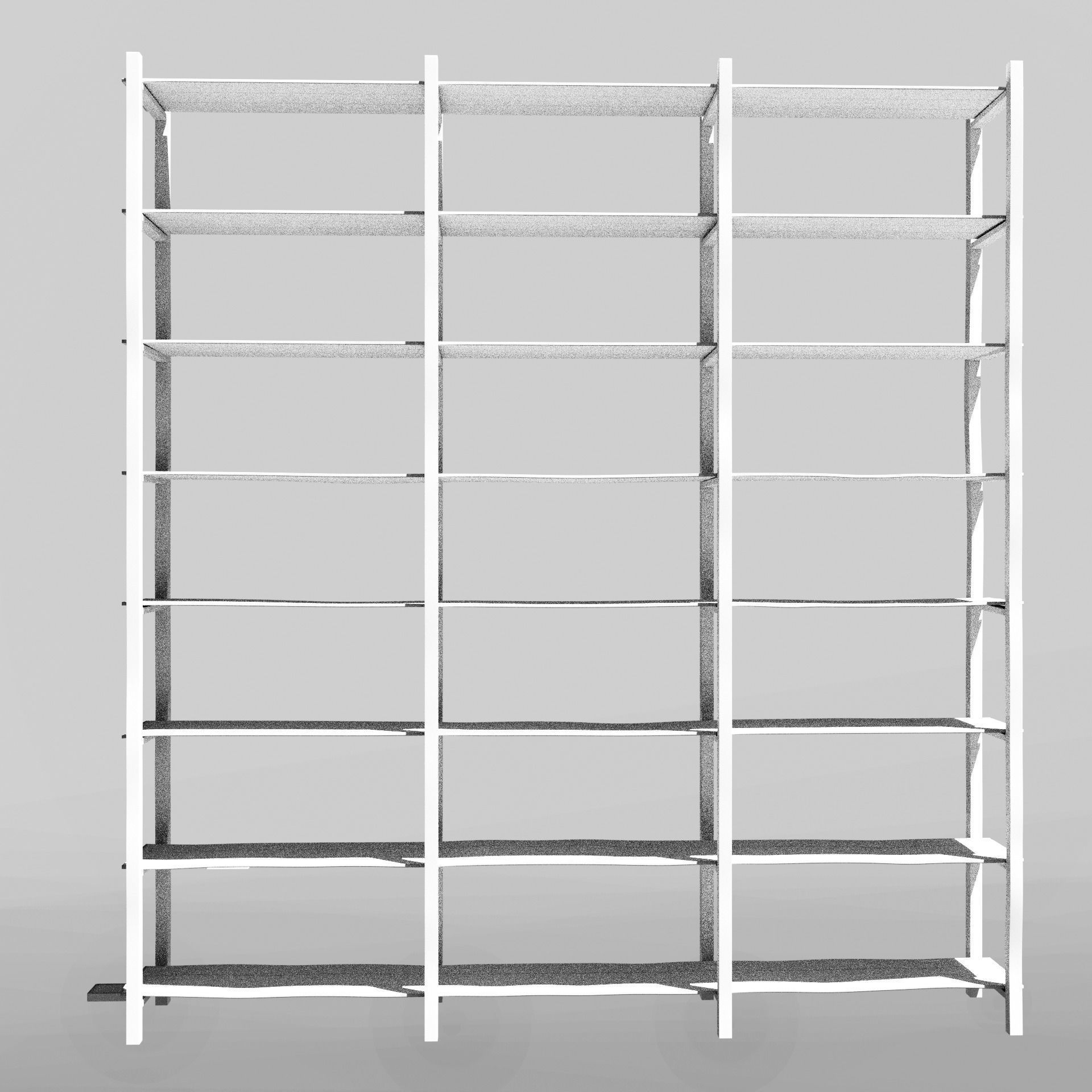 Library 3d scene Free 3D model_2