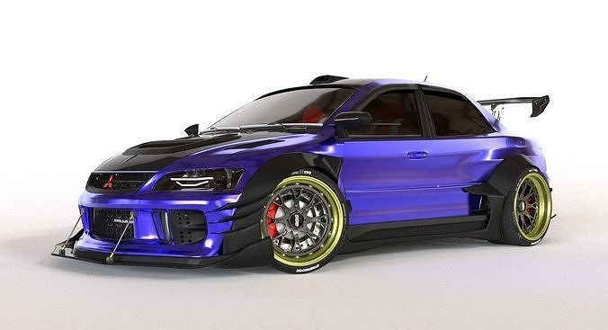 Mitsubishi Lancer Evolution IX 3D model