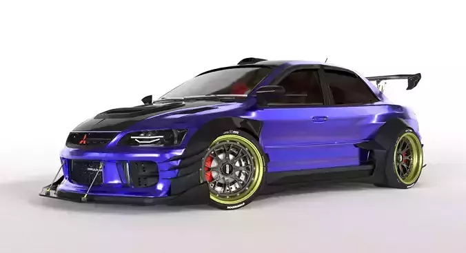 Mitsubishi Lancer Evolution IX 3D model
