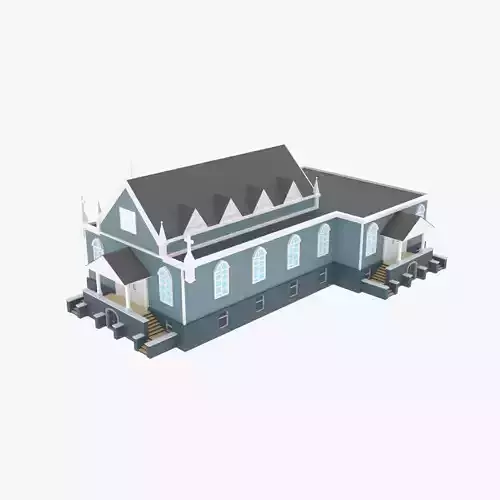 LowPoly Church 01