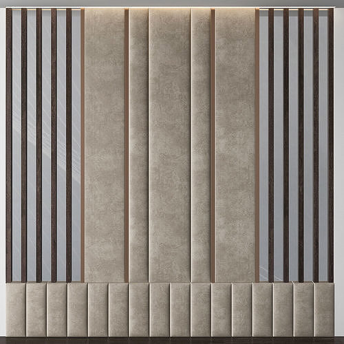 Wall Panel 3d model Low-poly 3D model