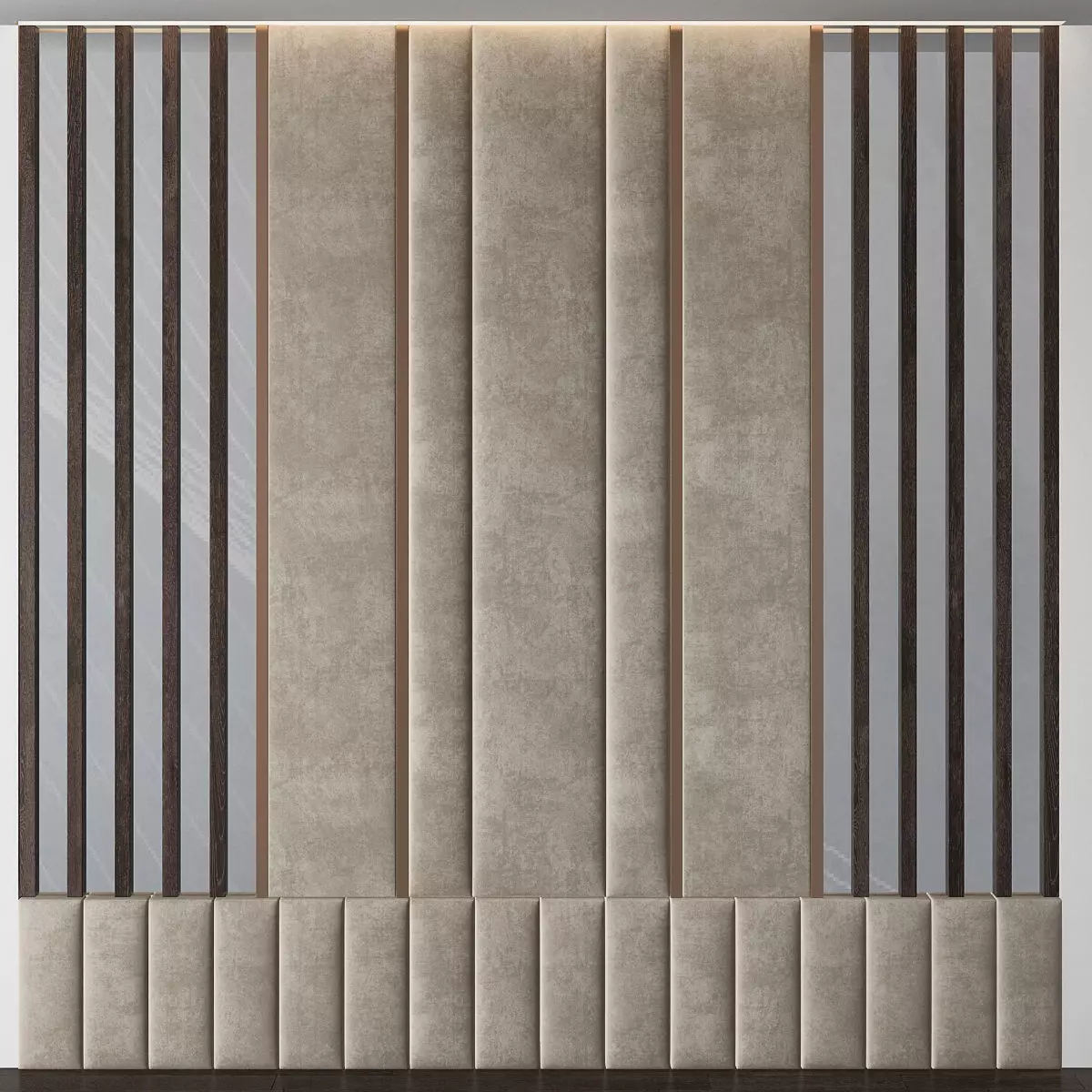 Wall Panel 3d model Low-poly 3D model_0
