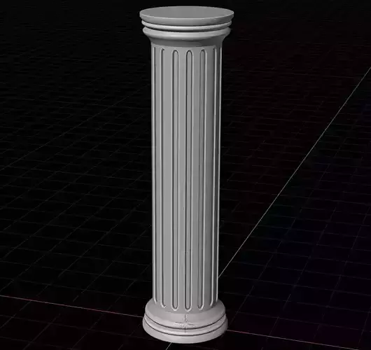 Roman Column 3D model