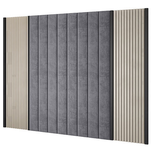 Wall Panel 3d model Low-poly 3D model