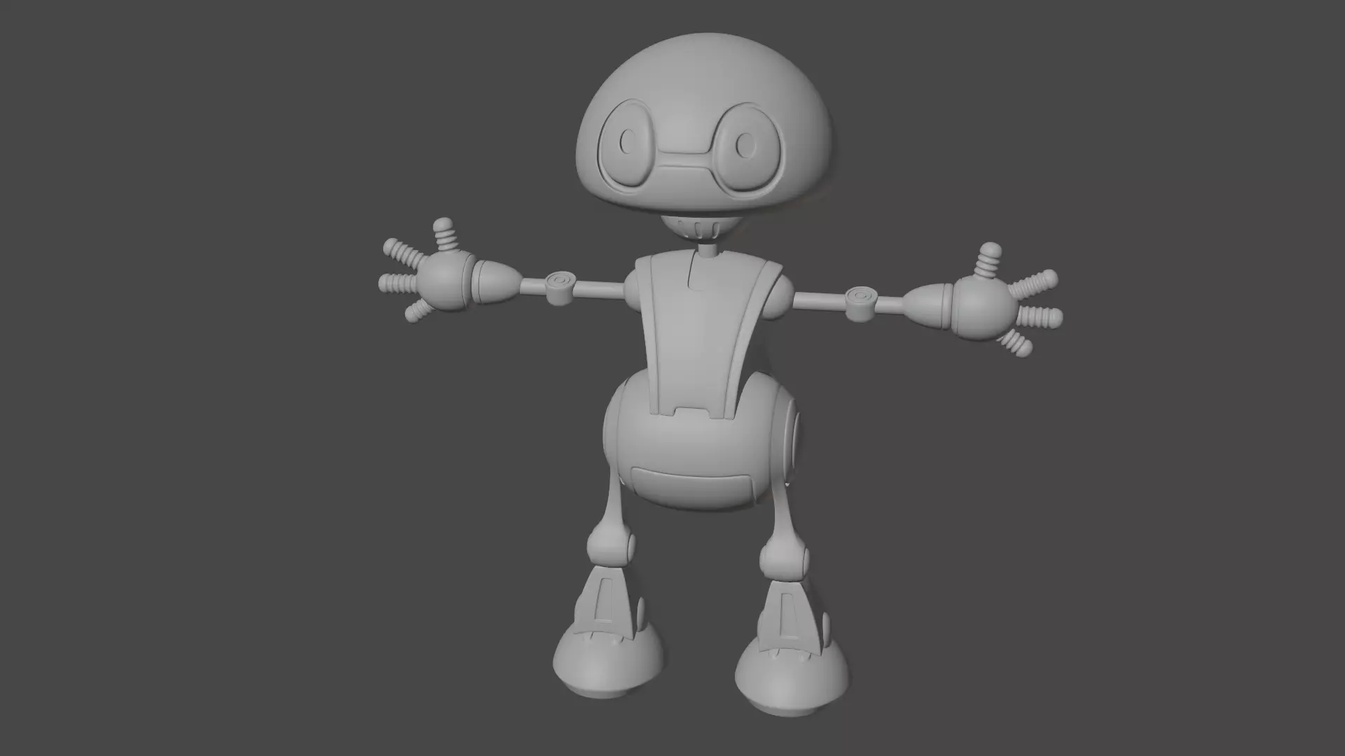 Robot Model- Hard Surface Free 3D model_0