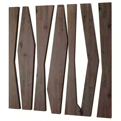 Wall Panel 3d model Low-poly 3D model