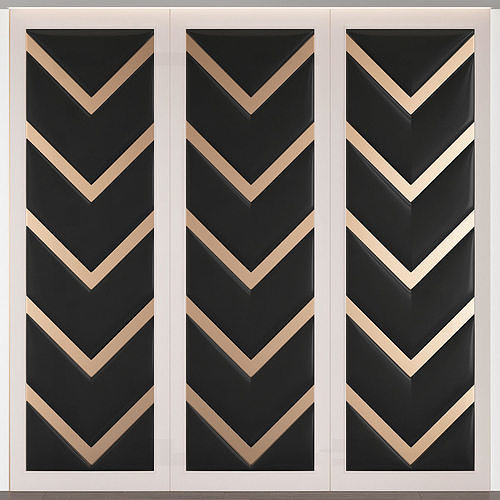 Wall Panel 3d model Low-poly 3D model
