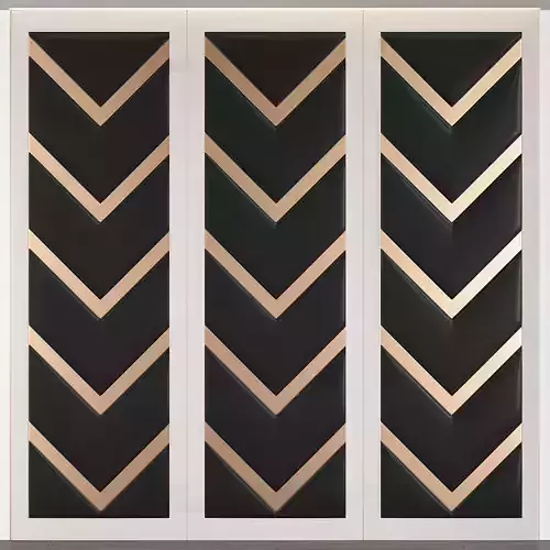 Wall Panel 3d model Low-poly 3D model