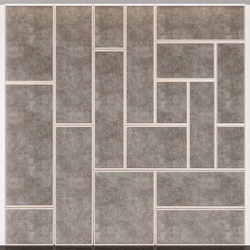 Wall Panel 3d model Low-poly 3D model