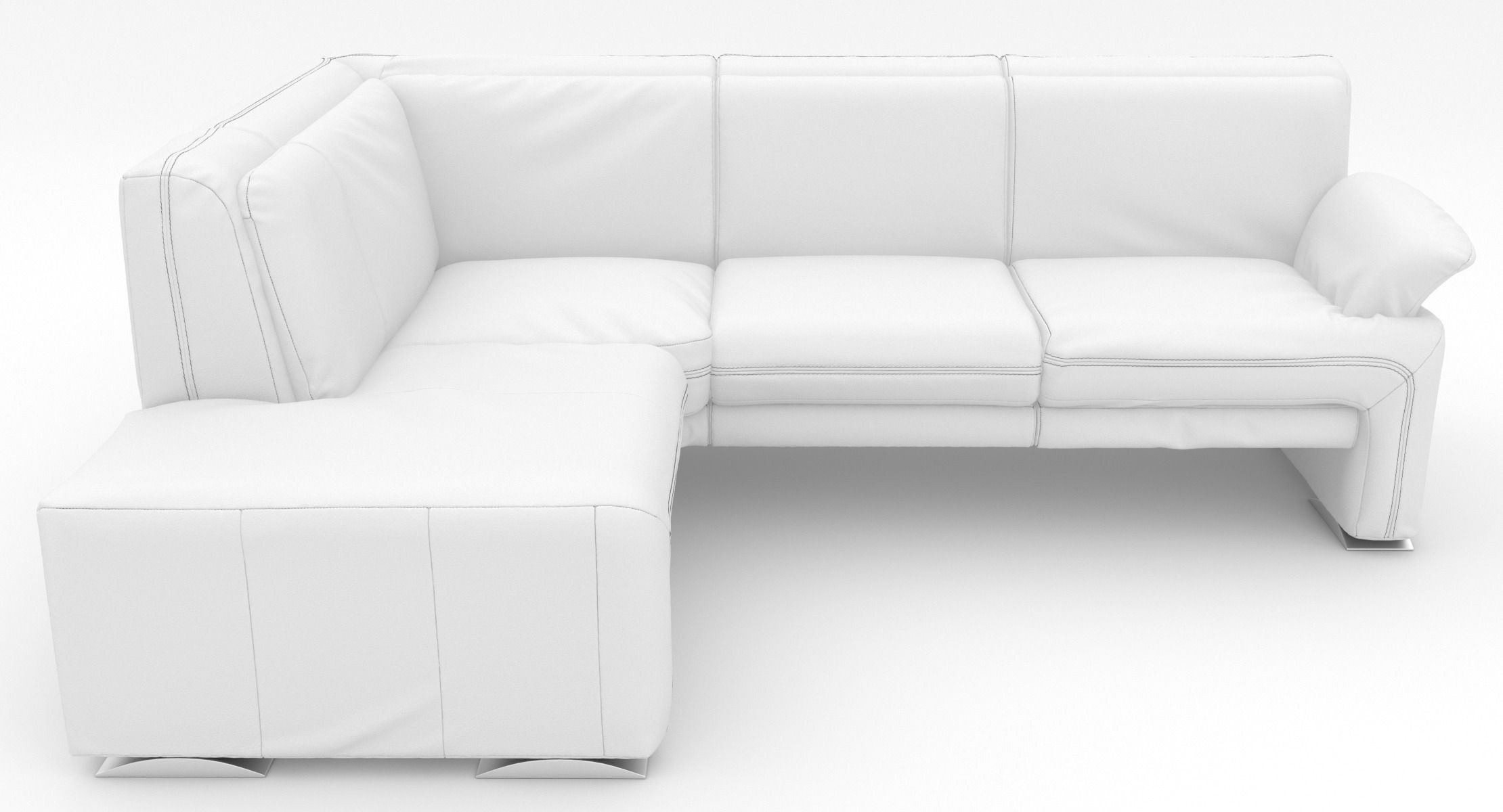 Sectional Sofa Set Deki 3D model_4