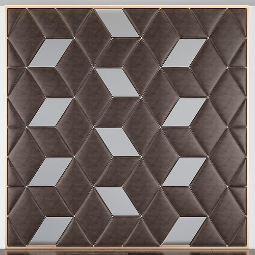 Wall Panel 3d model Low-poly 3D model