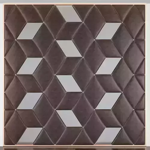 Wall Panel 3d model Low-poly 3D model