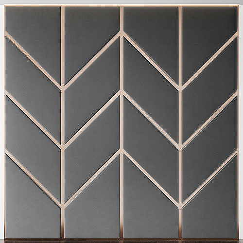 Wall Panel 3d model Low-poly 3D model