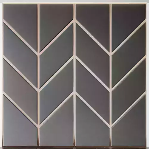 Wall Panel 3d model Low-poly 3D model