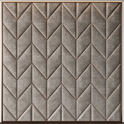 Wall Panel 3d model Low-poly 3D model