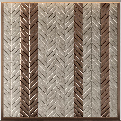 Wall Panel 3d model Low-poly 3D model