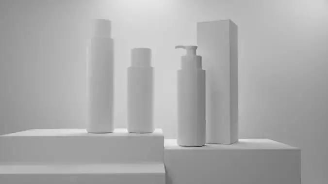 Cosmetic product 3d Render