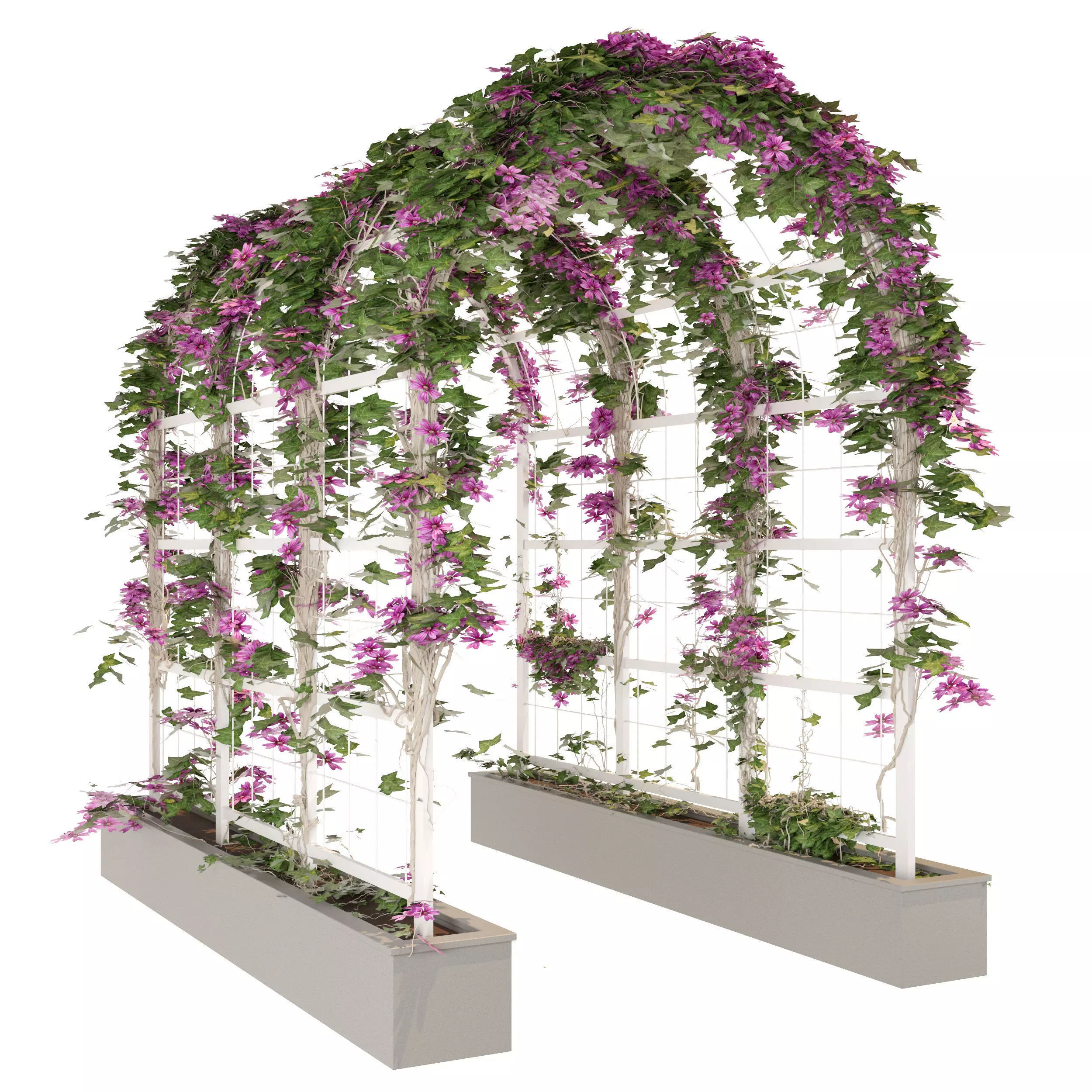 Garden arch 3D model_0