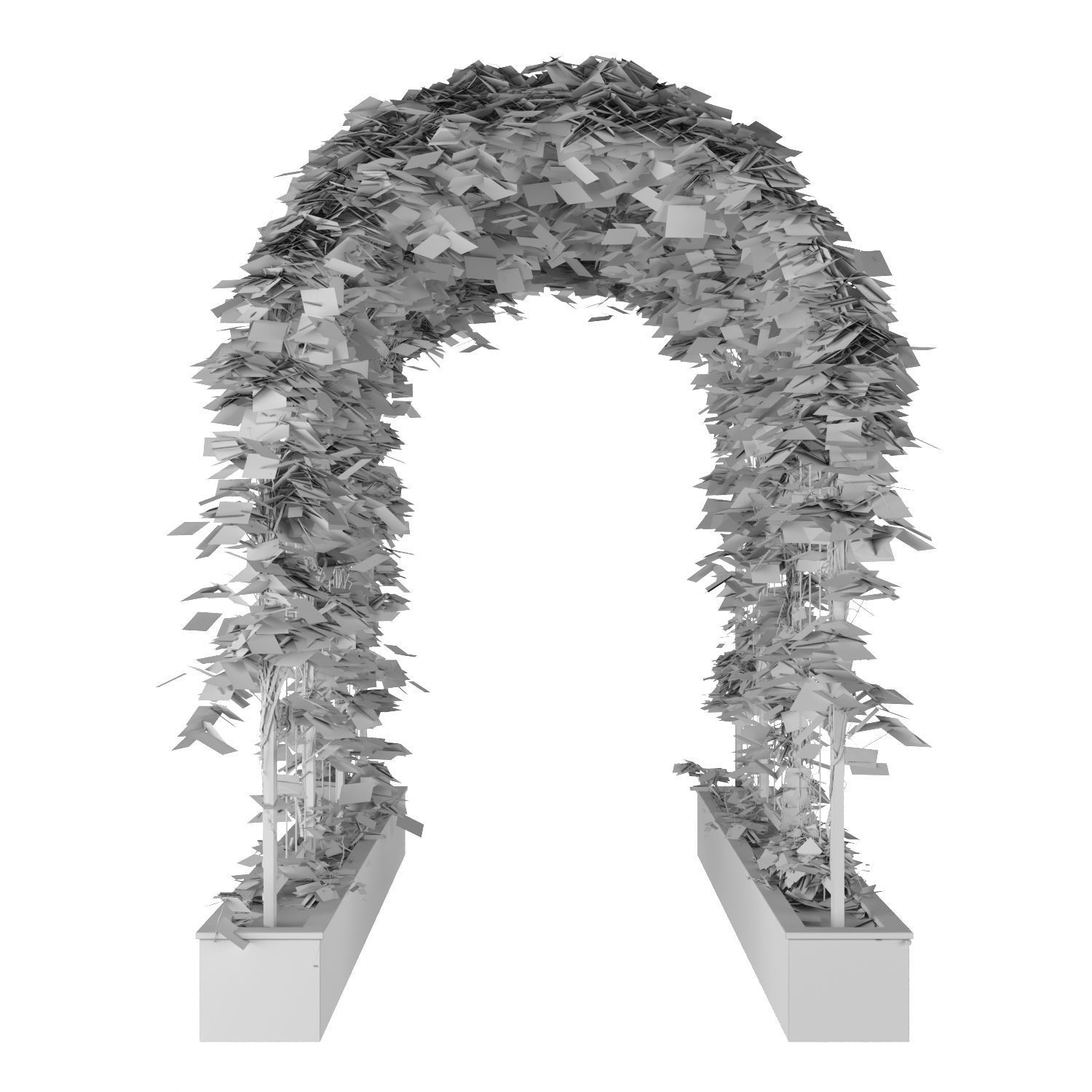 Garden arch 3D model_5