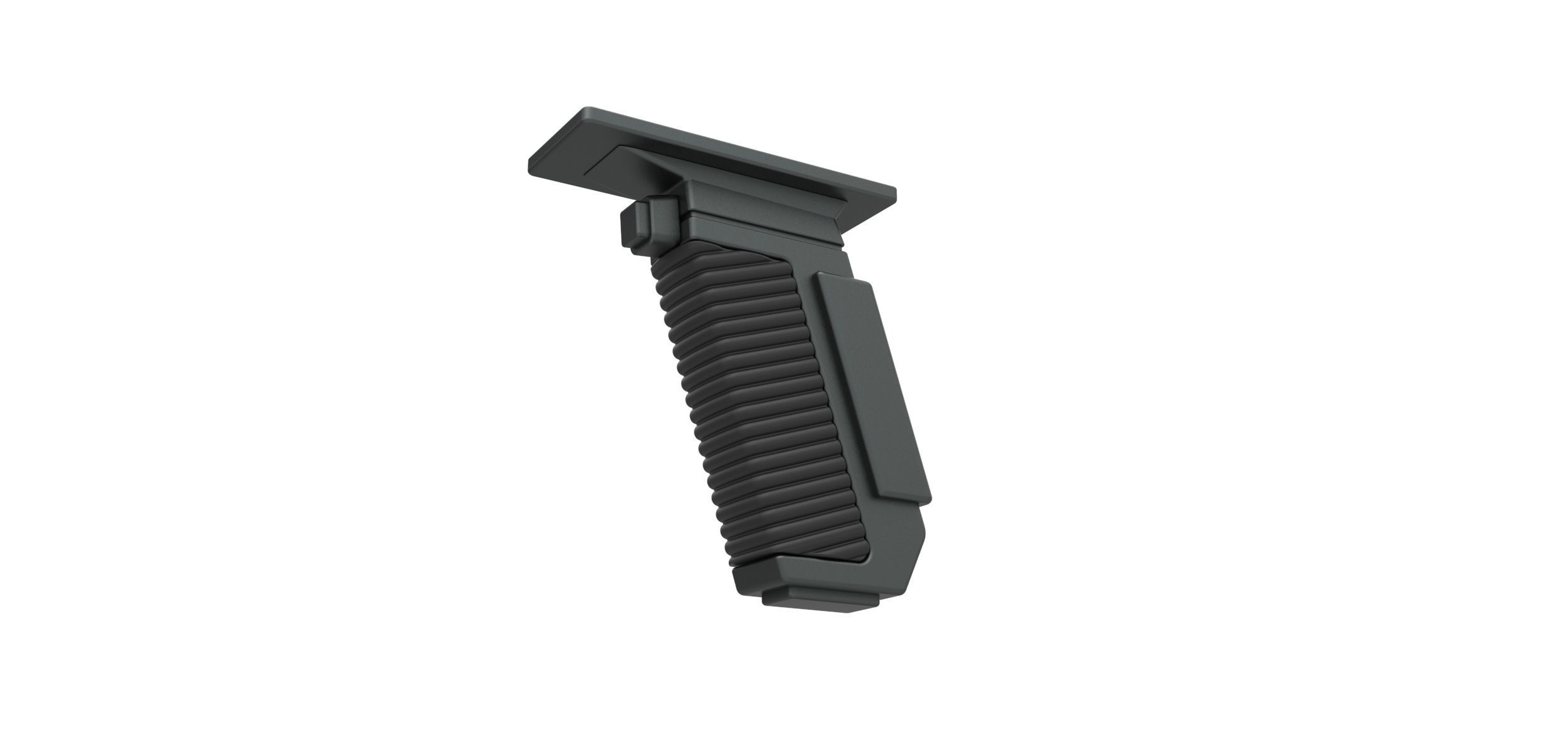 Handle for cosplay blaster pistol 8 3D print model_1