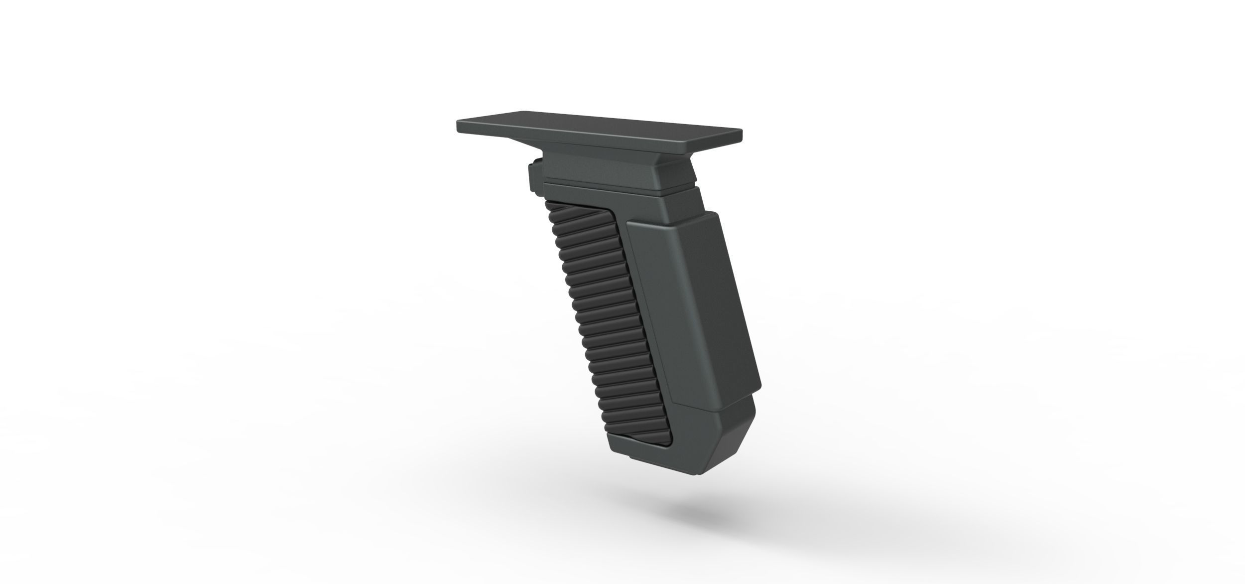 Handle for cosplay blaster pistol 8 3D print model_6
