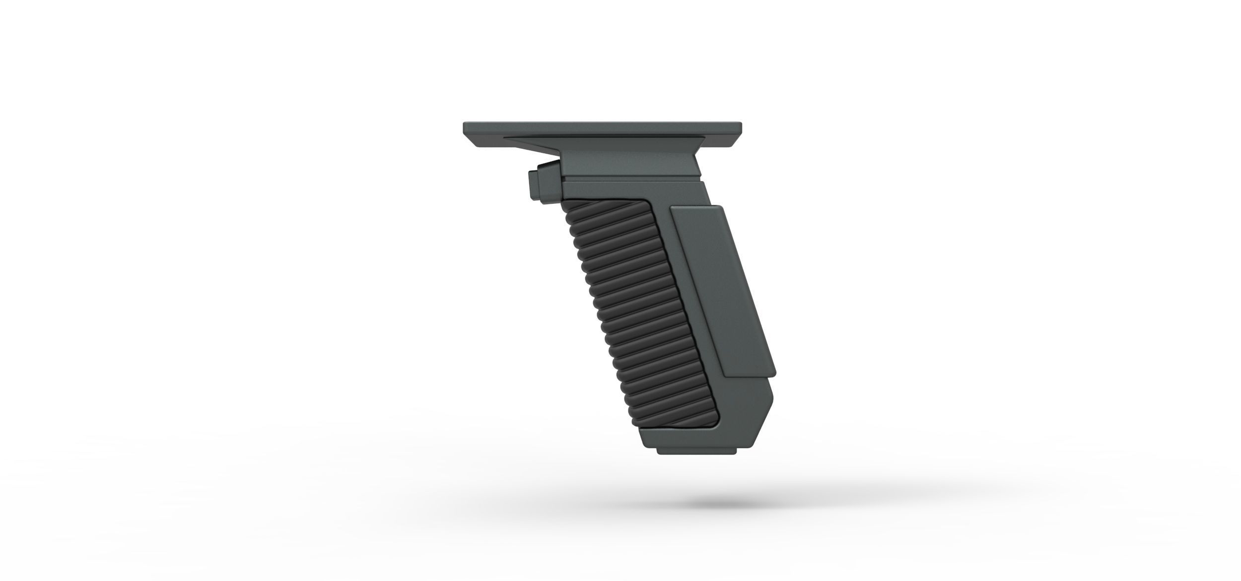 Handle for cosplay blaster pistol 8 3D print model_4