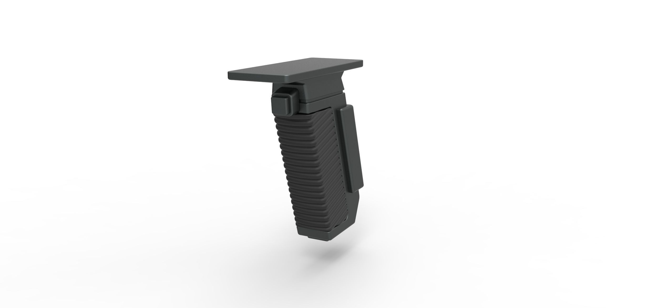 Handle for cosplay blaster pistol 8 3D print model_2