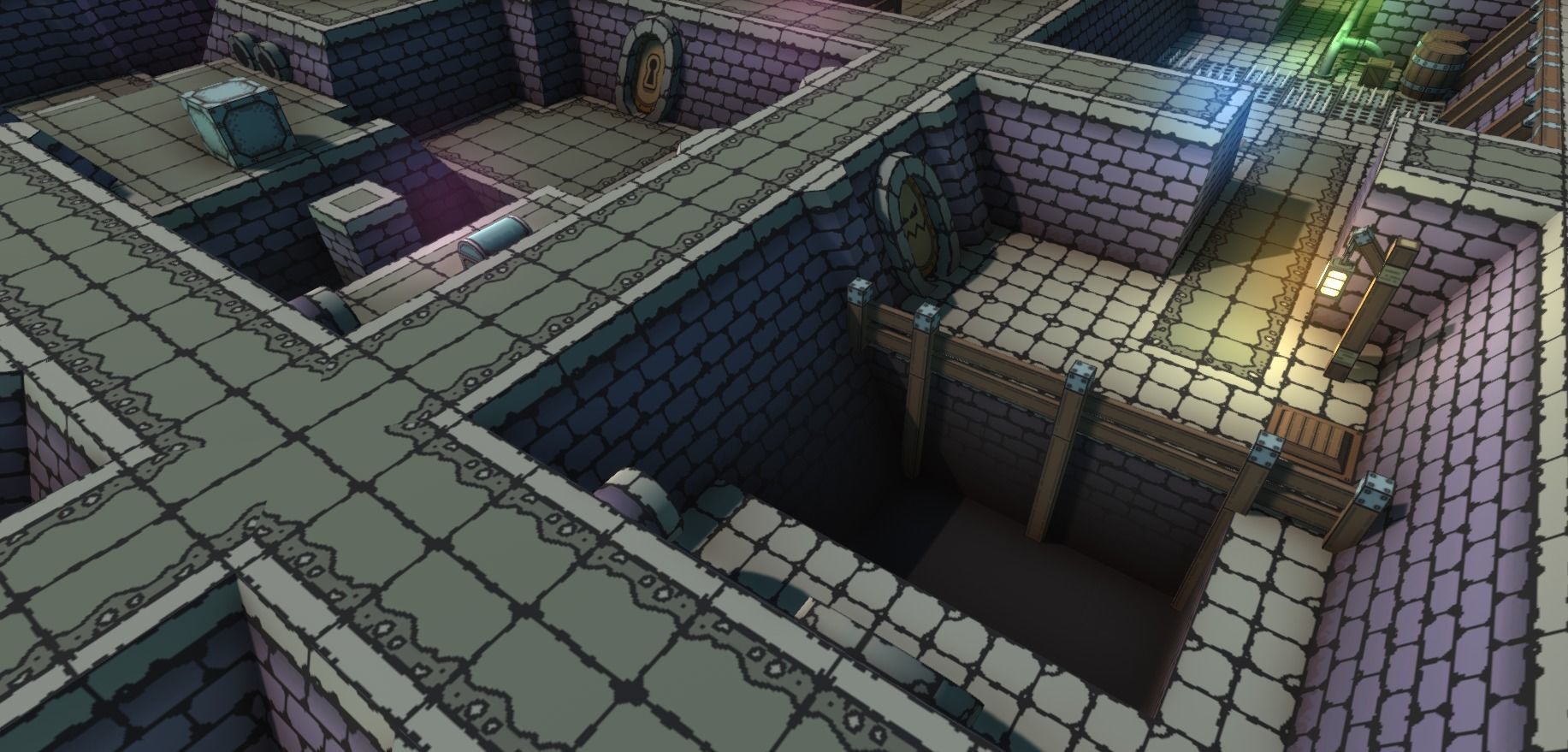 EnviroKit - THE SEWERS - Retro Lowpoly Low-poly 3D model_5