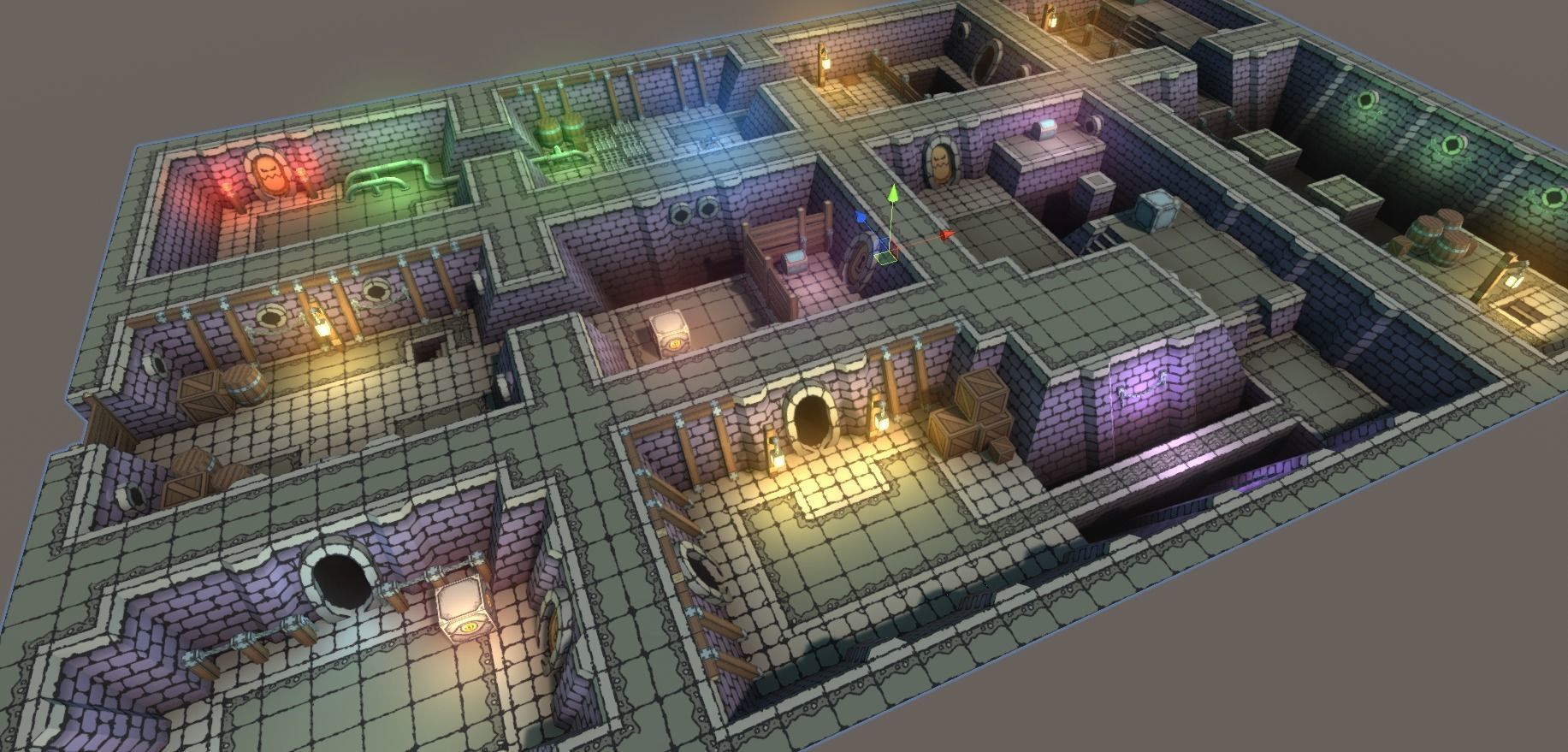 EnviroKit - THE SEWERS - Retro Lowpoly Low-poly 3D model_2