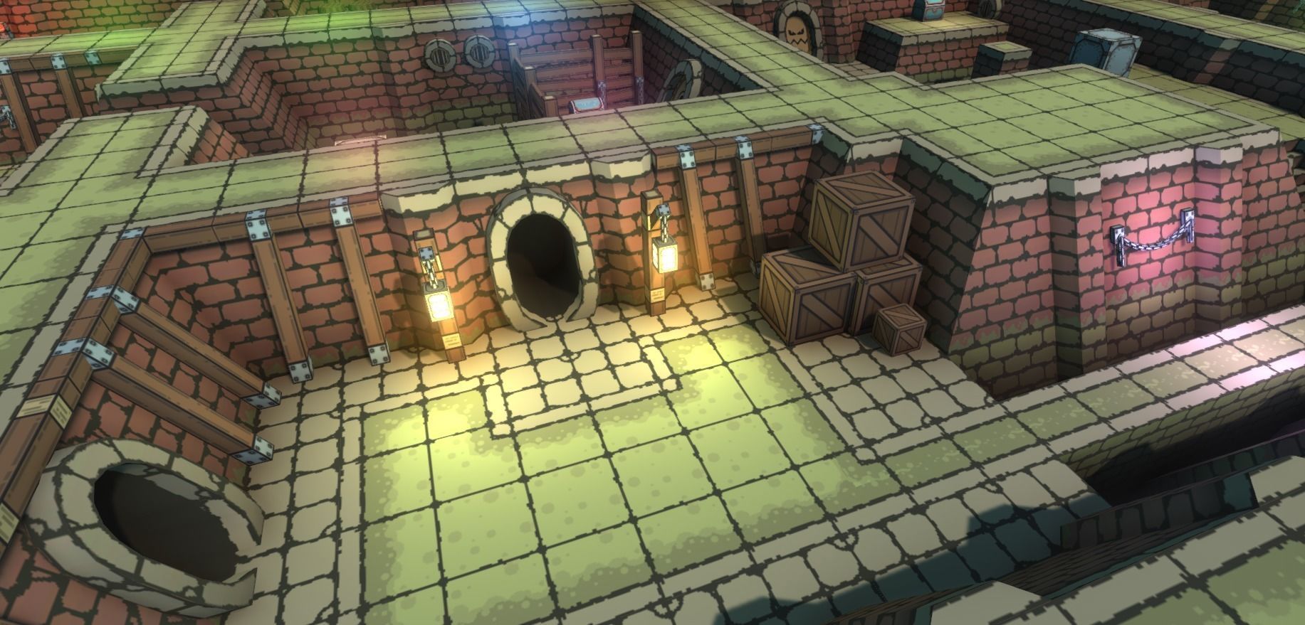 EnviroKit - THE SEWERS - Retro Lowpoly Low-poly 3D model_7