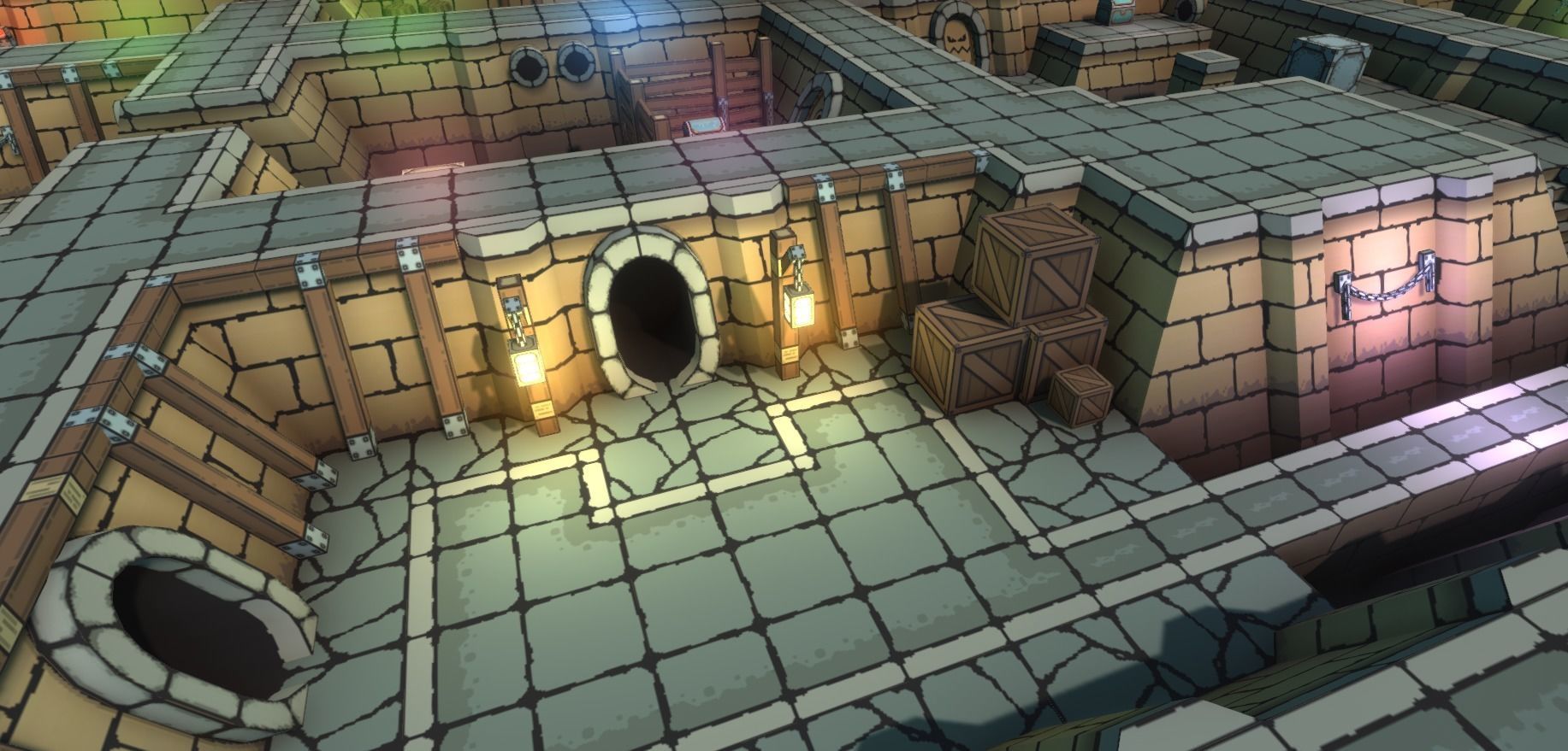 EnviroKit - THE SEWERS - Retro Lowpoly Low-poly 3D model_8