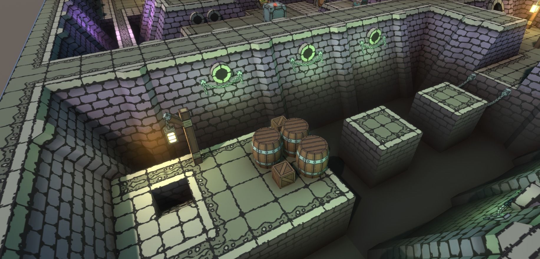 EnviroKit - THE SEWERS - Retro Lowpoly Low-poly 3D model_4