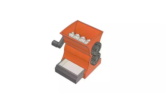 3d model of herb grinder small -54x50x75 mm  3D print model
