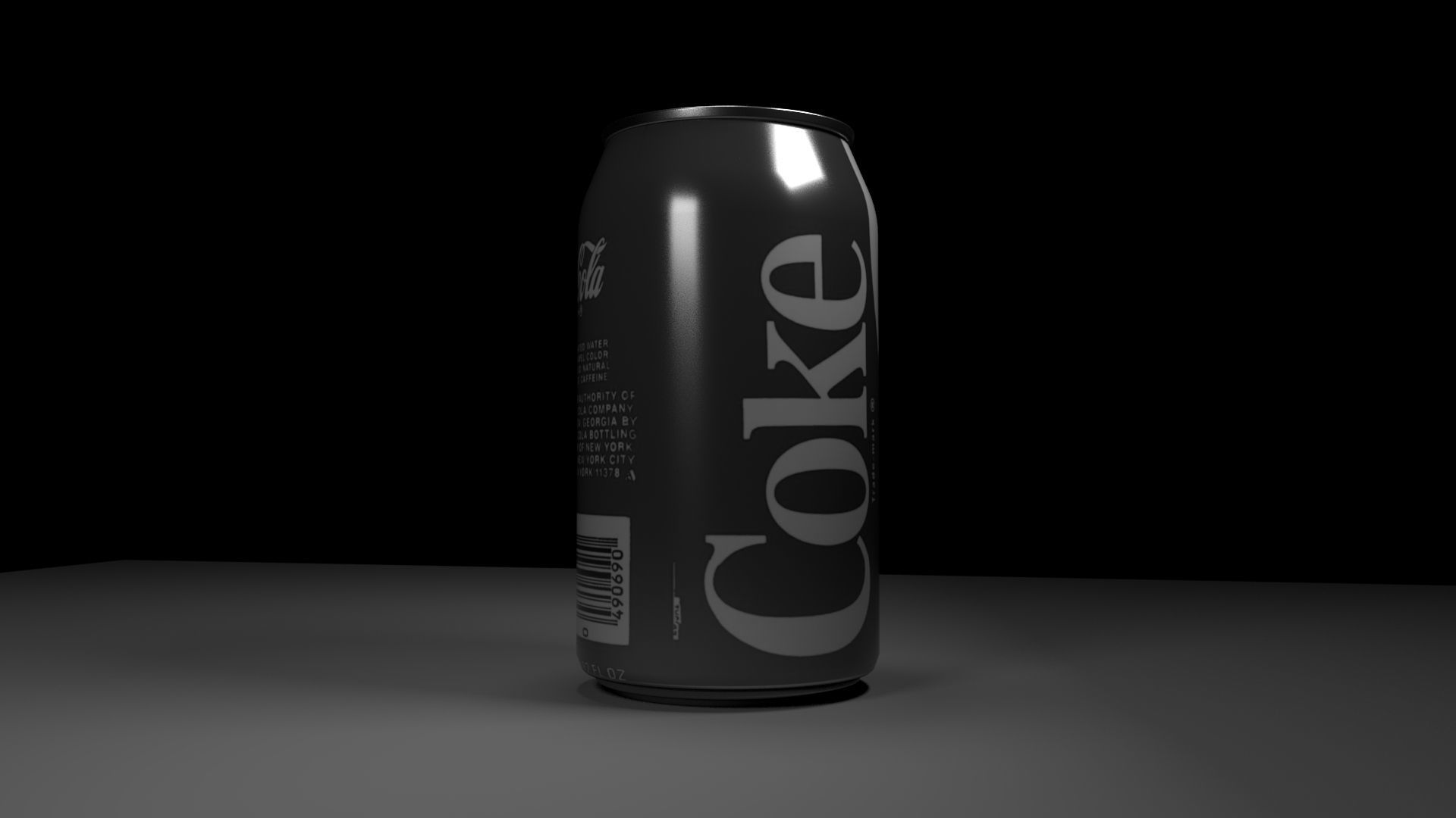 Coca Cola Can 3D model_2