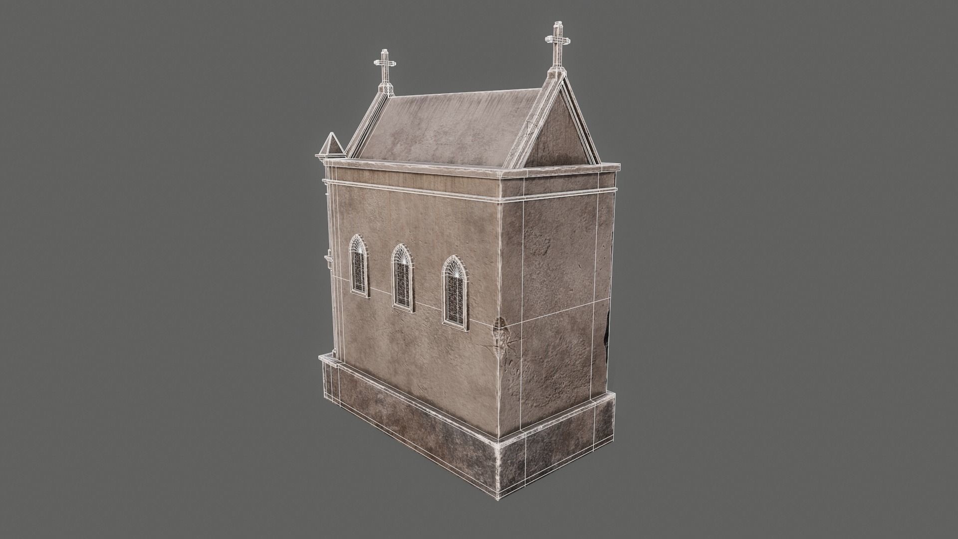 Old Mausoleum 3D model_9
