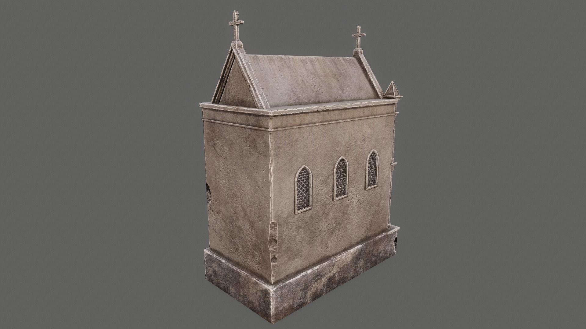Old Mausoleum 3D model_7