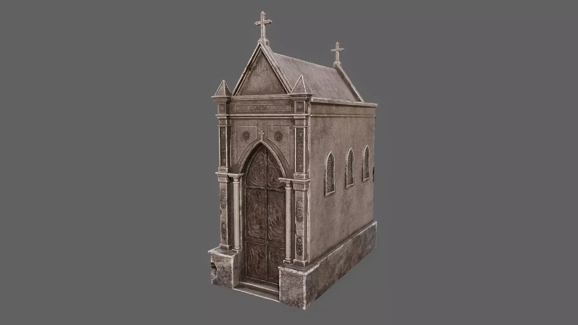 Old Mausoleum 3D model_0