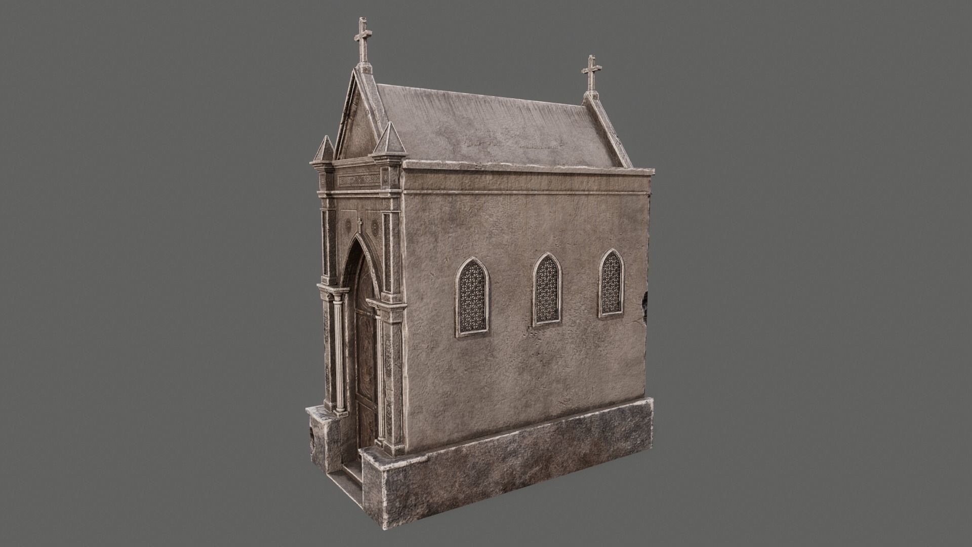 Old Mausoleum 3D model_5