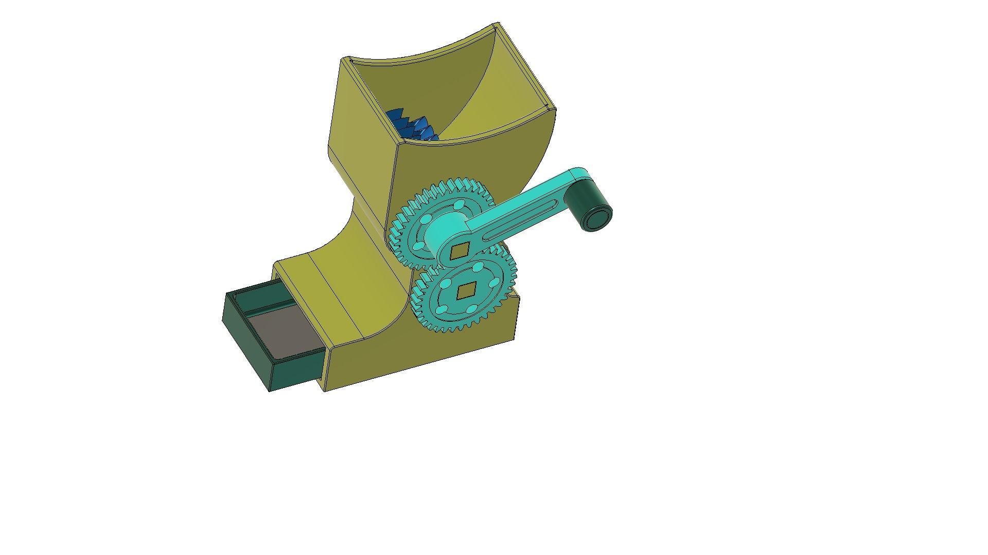 herb grinder 3D print model_1