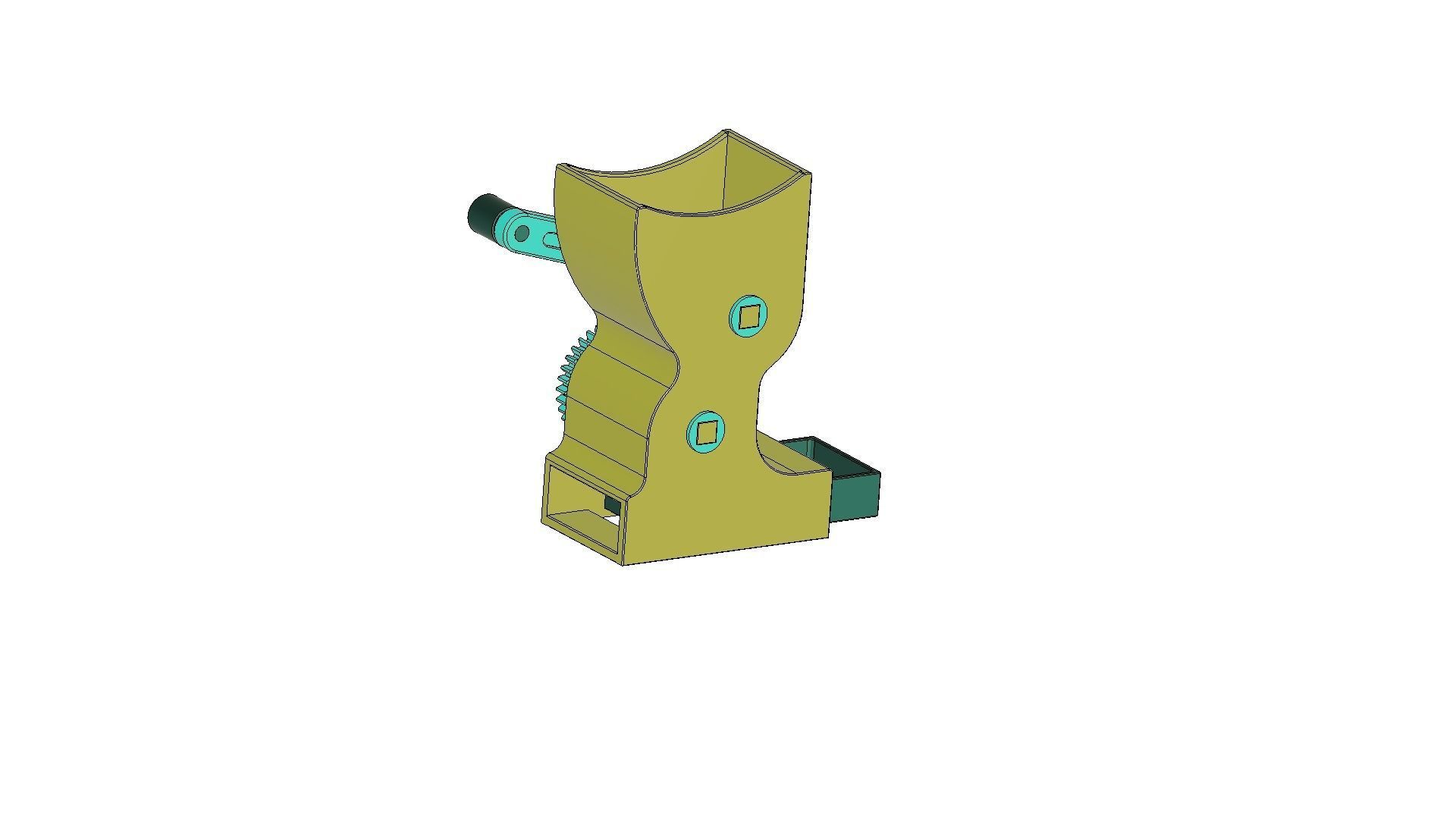 herb grinder 3D print model_2