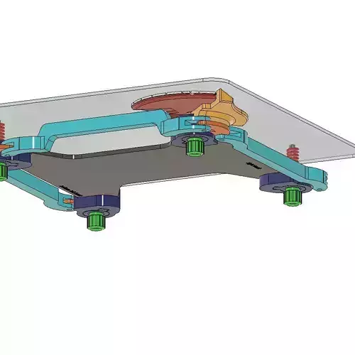 ADJUSTABLE BUILD PLATE FOR 3D PRINTER Free 3D print model