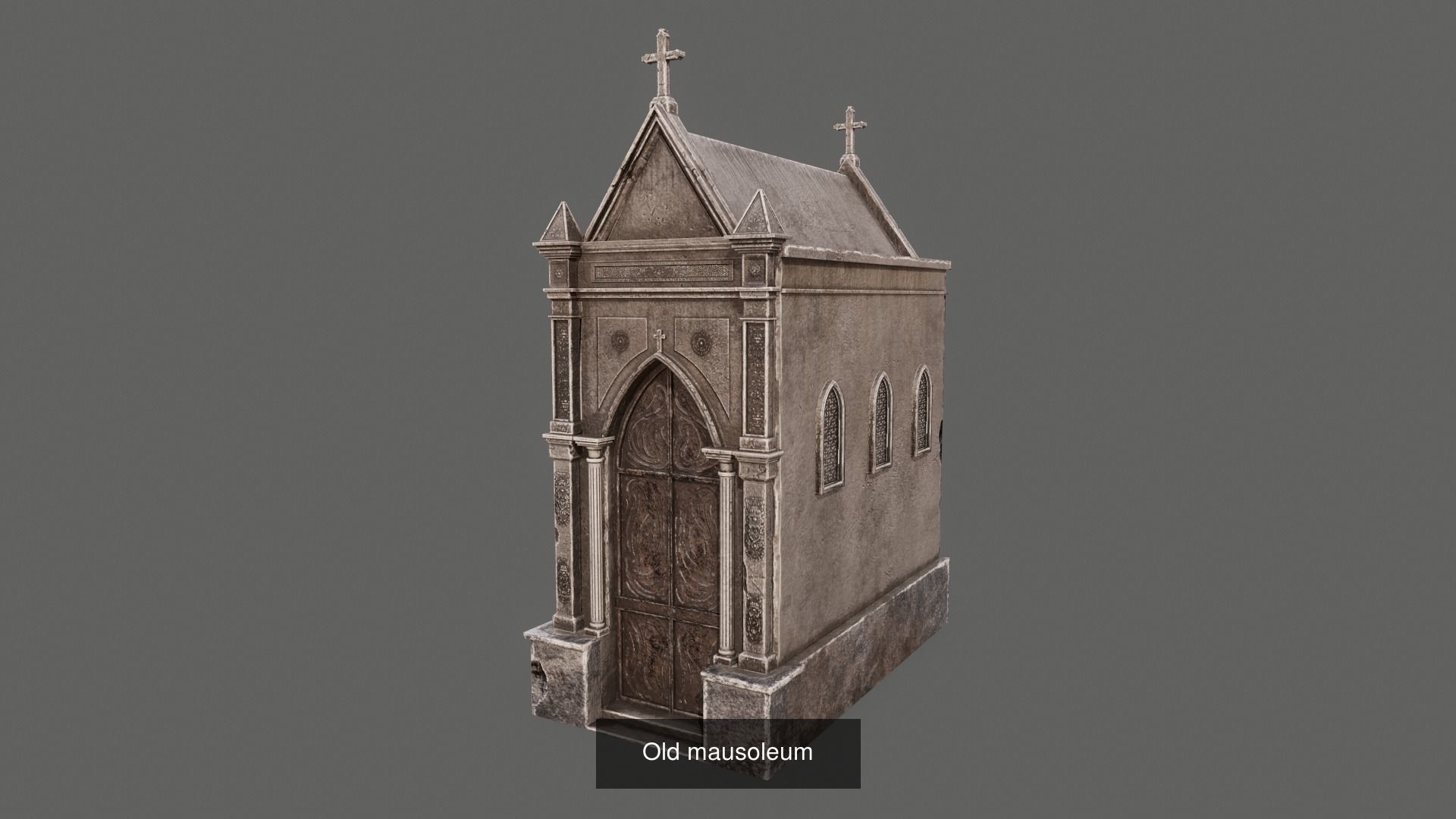 Old Cemetery PBR 3D Model Collection_14