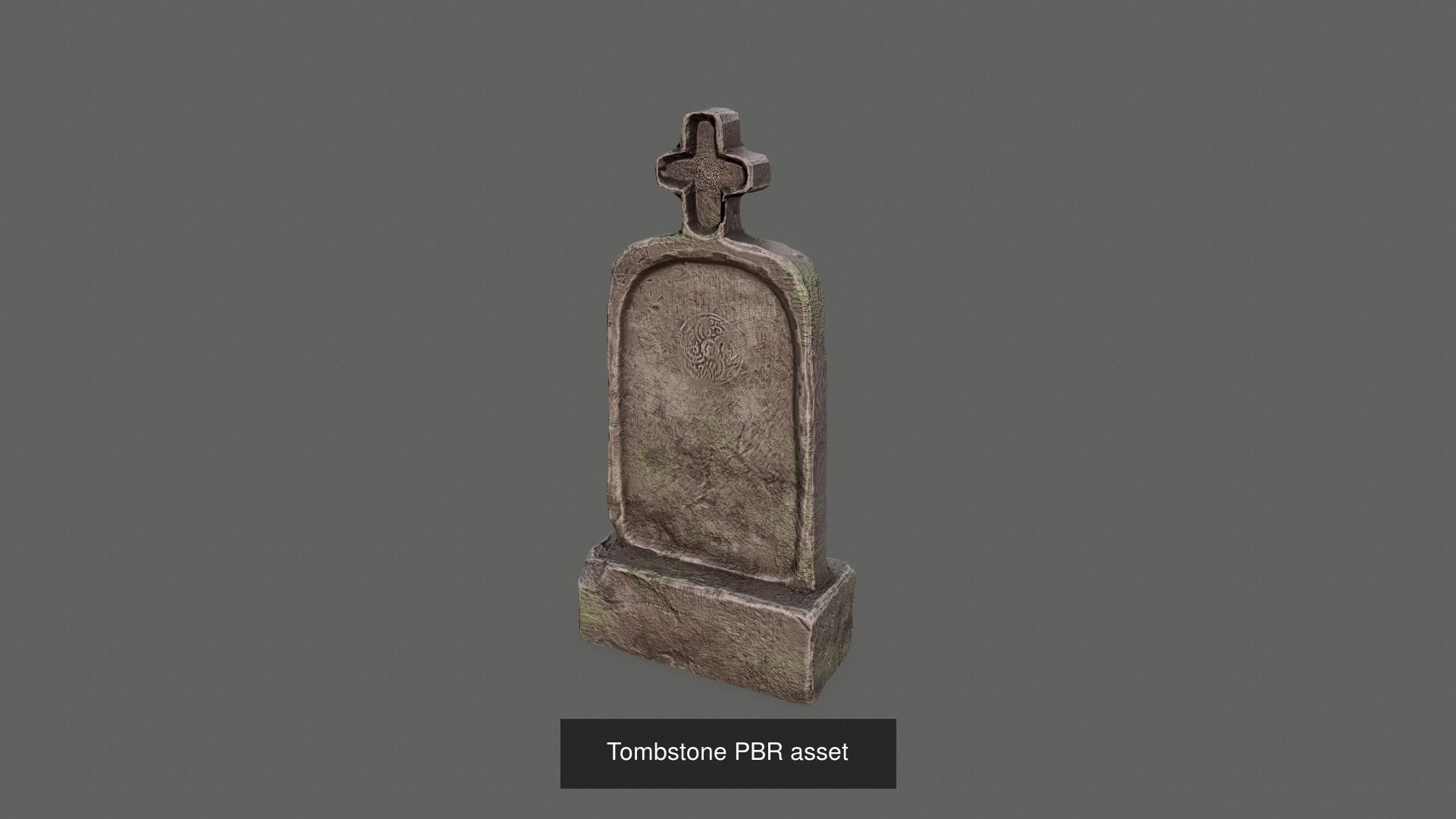 Old Cemetery PBR 3D Model Collection_10