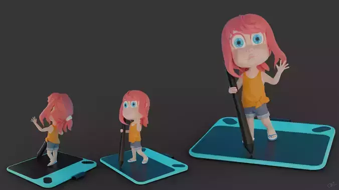 Chibi 01 3D model