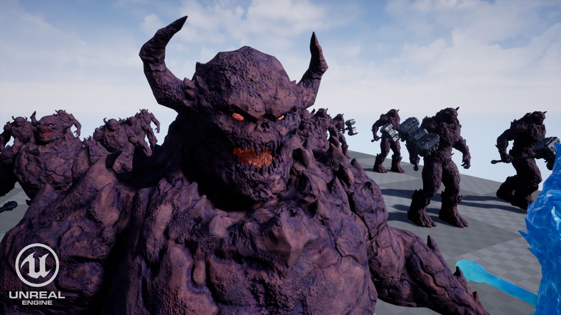 Monster - Game Ready flying in sky Low-poly 3D model_30