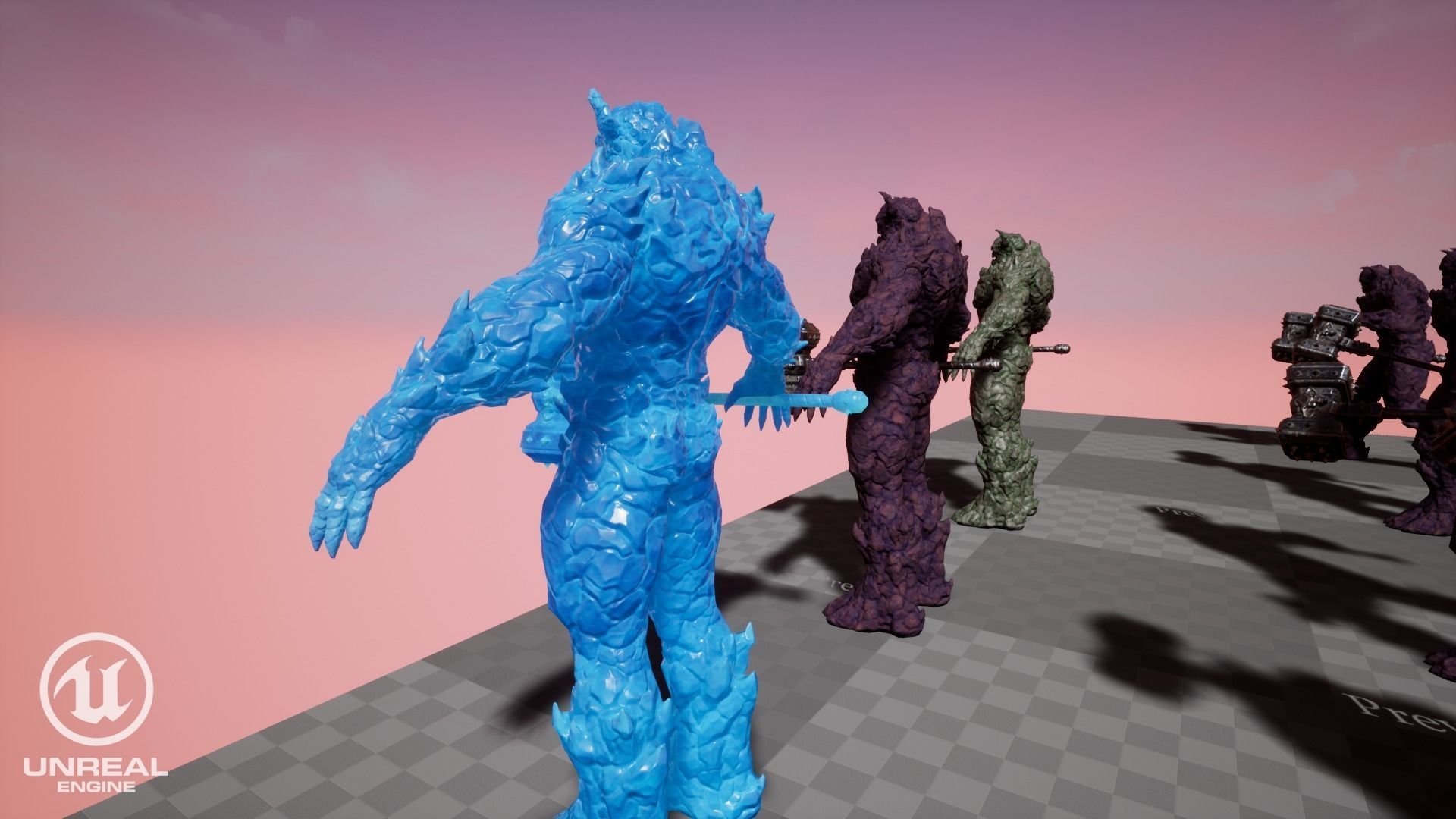 Monster - Game Ready flying in sky Low-poly 3D model_22