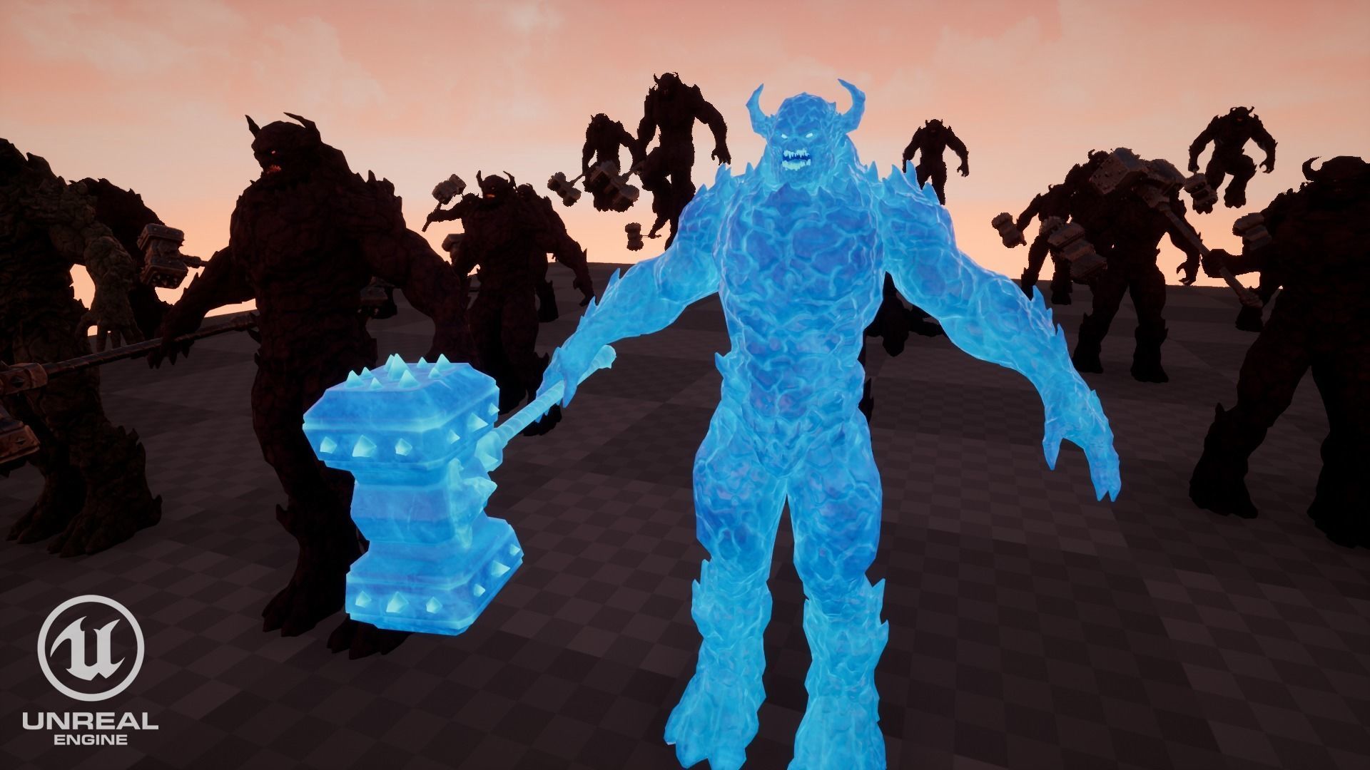 Monster - Game Ready flying in sky Low-poly 3D model_33