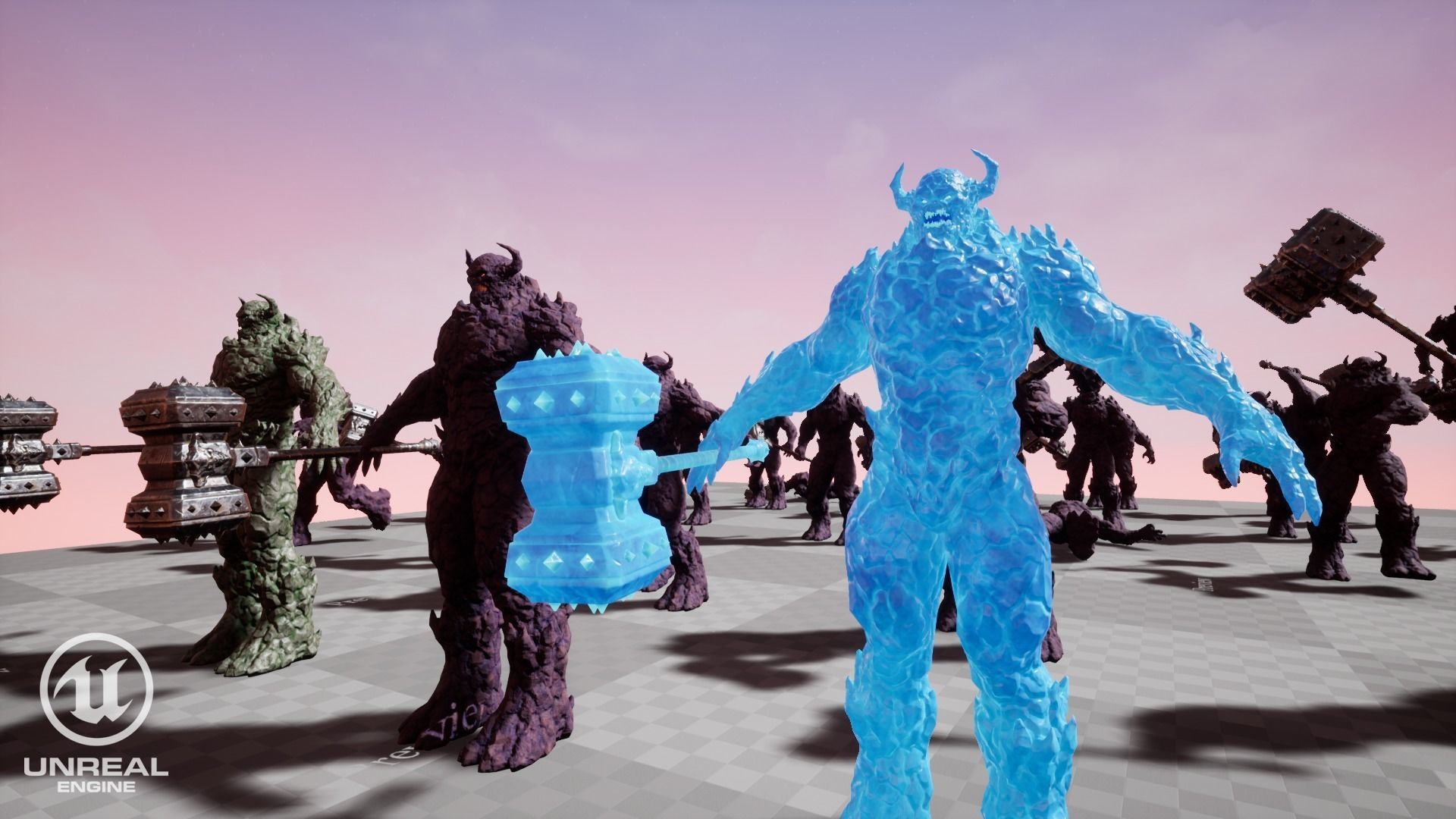 Monster - Game Ready flying in sky Low-poly 3D model_23